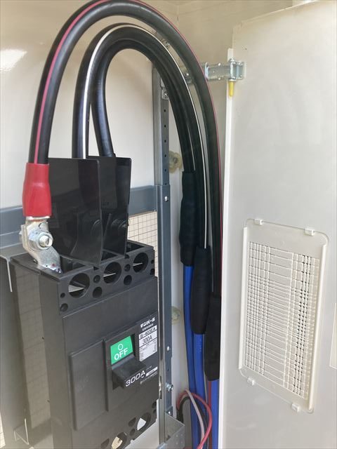 アルミケーブル敷設工事