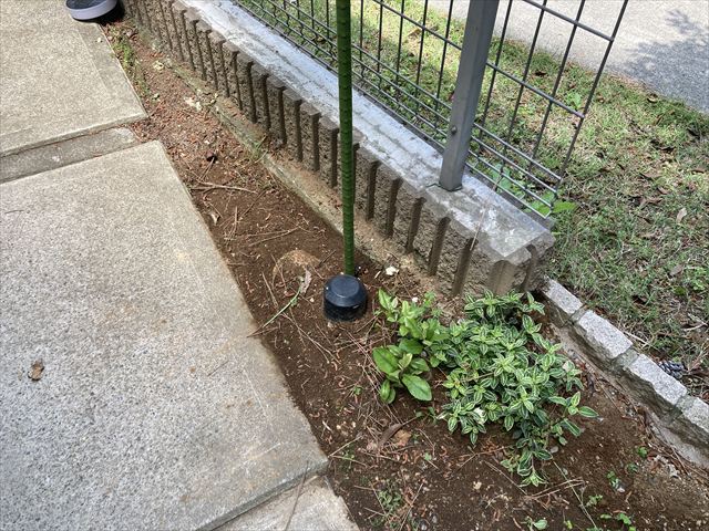 家庭用門灯交換+電源切替工事