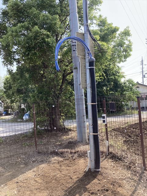 アルミケーブル敷設工事