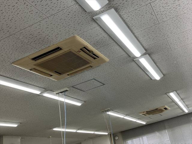 オフィス用パッケージエアコン交換工事