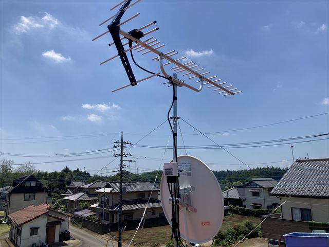 アンテナ交換工事
