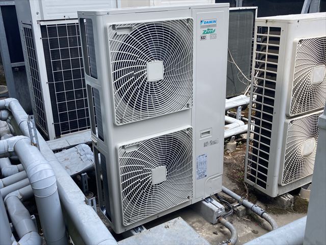 業務用天吊エアコン交換工事