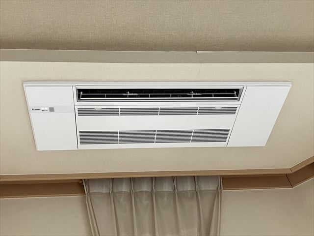 茨城県守谷市 家庭用天カセエアコン(天井カセット型エアコン)交換工事