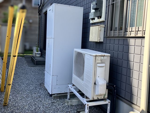 茨城県常総市 家庭用エコキュート交換工事