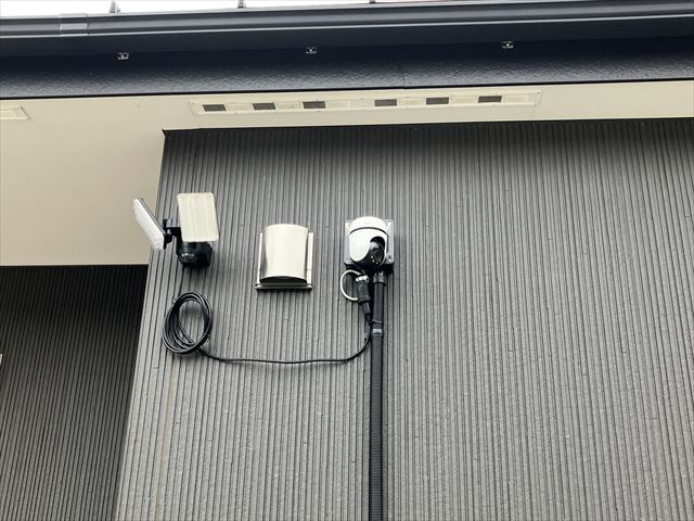 家庭用防犯カメラ設置工事
