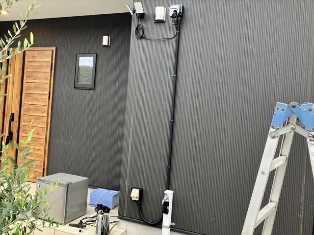 家庭用防犯カメラ設置工事