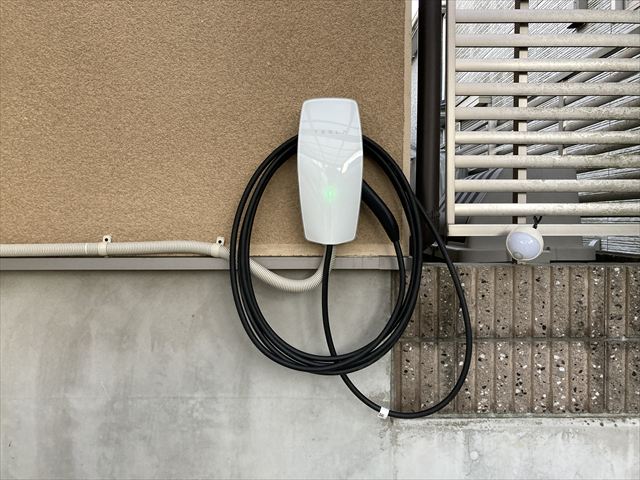 家庭用テスラウォールコネクター設置工事