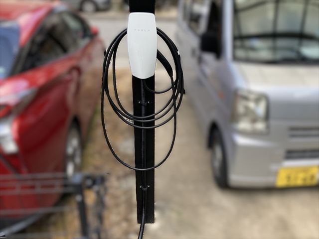 家庭用テスラウォールコネクター設置工事