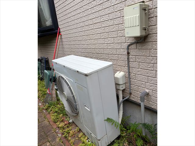 茨城県取手市 家庭用パッケージエアコン室外機撤去工事