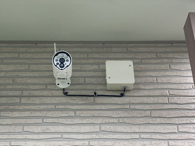 家庭用防犯カメラ設置工事