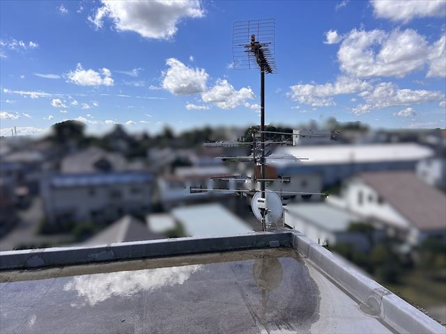 茨城県常総市 家庭用火災報知・アンテナ工事