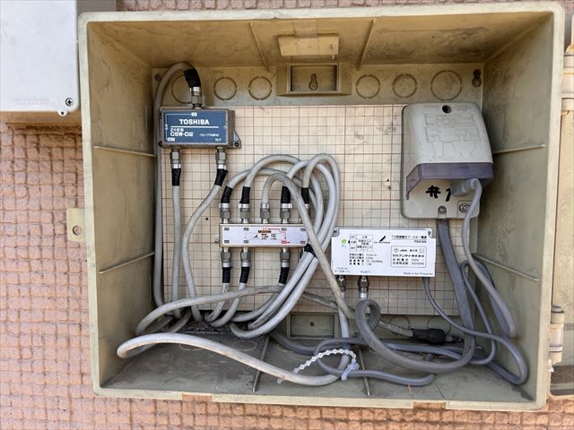 茨城県常総市 家庭用火災報知・アンテナ工事
