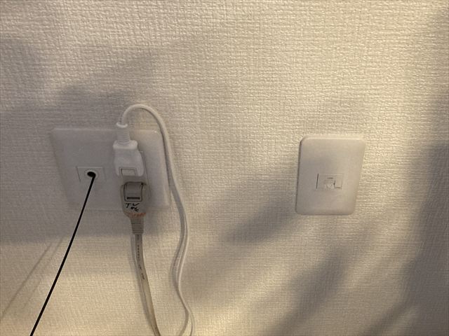 家庭用LANケーブル敷設工事