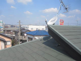 屋根上アンテナ 設置イメージ