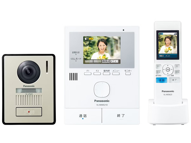 テレビドアホン VL-SWE210KLA(録画機能付きのシンプルドアホン)