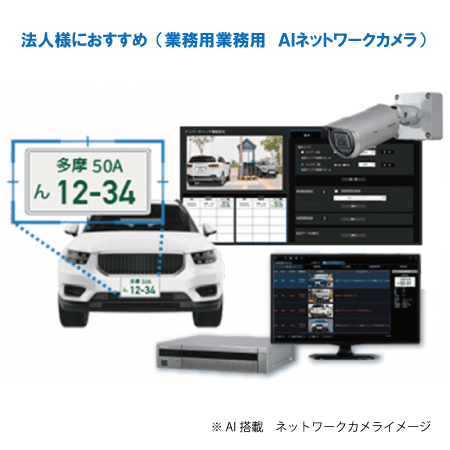 業務用ＡＩネットワークカメラ