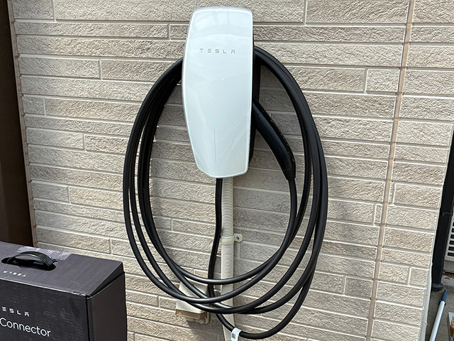 テスラ ウォールコネクター施工事例