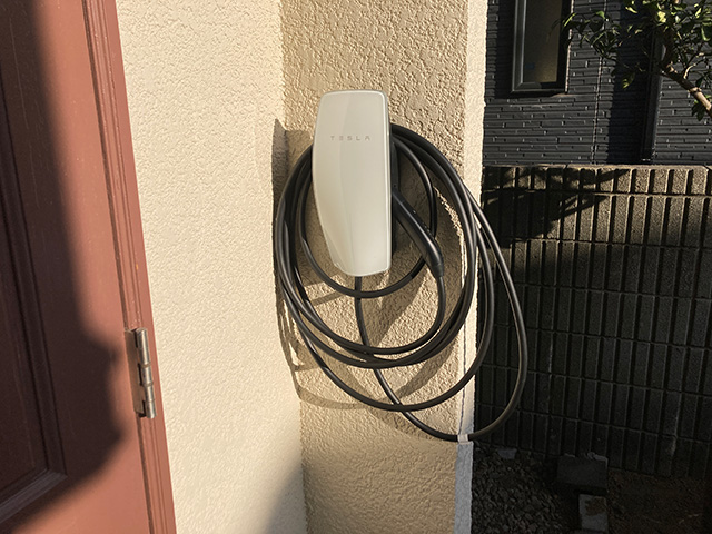 テスラ ウォールコネクター施工事例