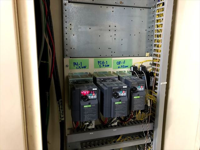 制御装置用電源敷設工事