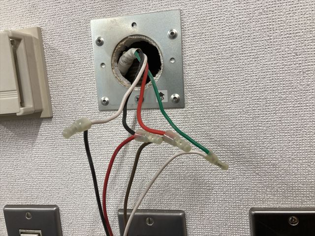 制御装置用電源敷設工事