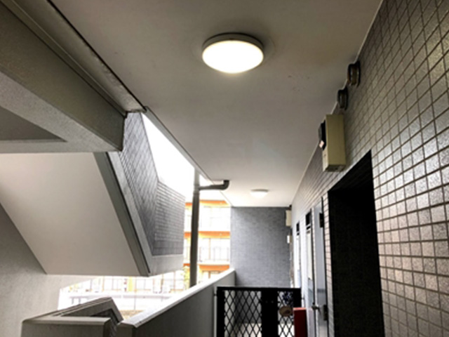 千葉県幕張市 マンション全LED化工事