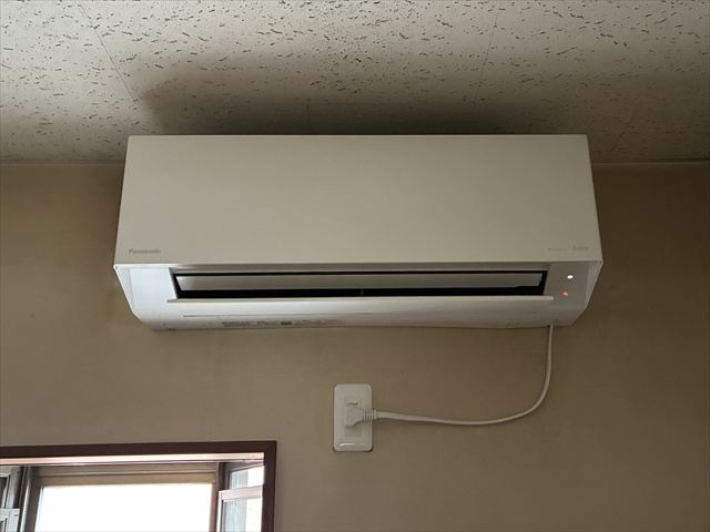 茨城県常総市 家庭用エアコン交換・専用回路設置、分電盤交換工事