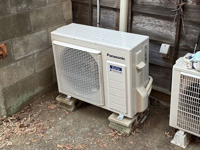茨城県常総市 家庭用エアコン交換・専用回路設置、分電盤交換工事