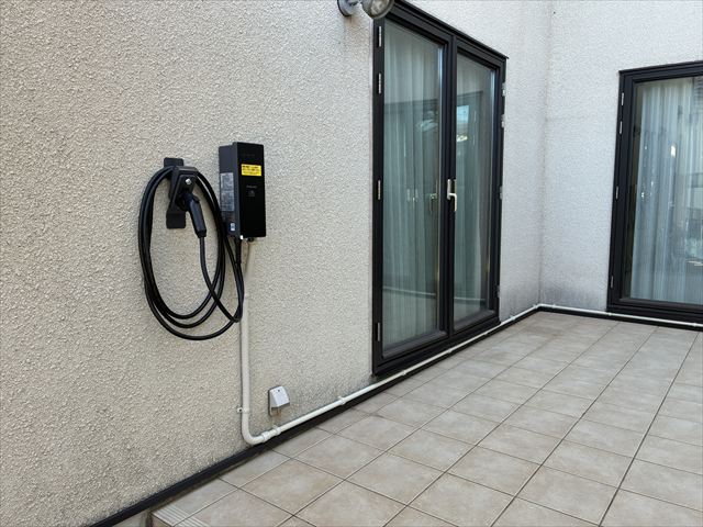 茨城県牛久市 家庭用EVコンセント(電気自動車充電コンセント)設置工事