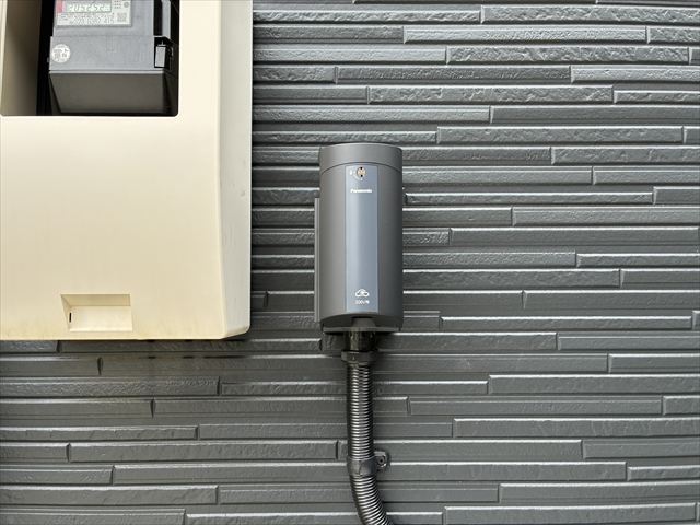 茨城県つくば市 家庭用EVコンセント(電気自動車充電コンセント)設置工事