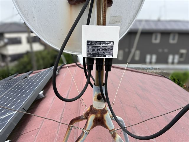 茨城県守谷市 家庭用TVアンテナ不具合対応